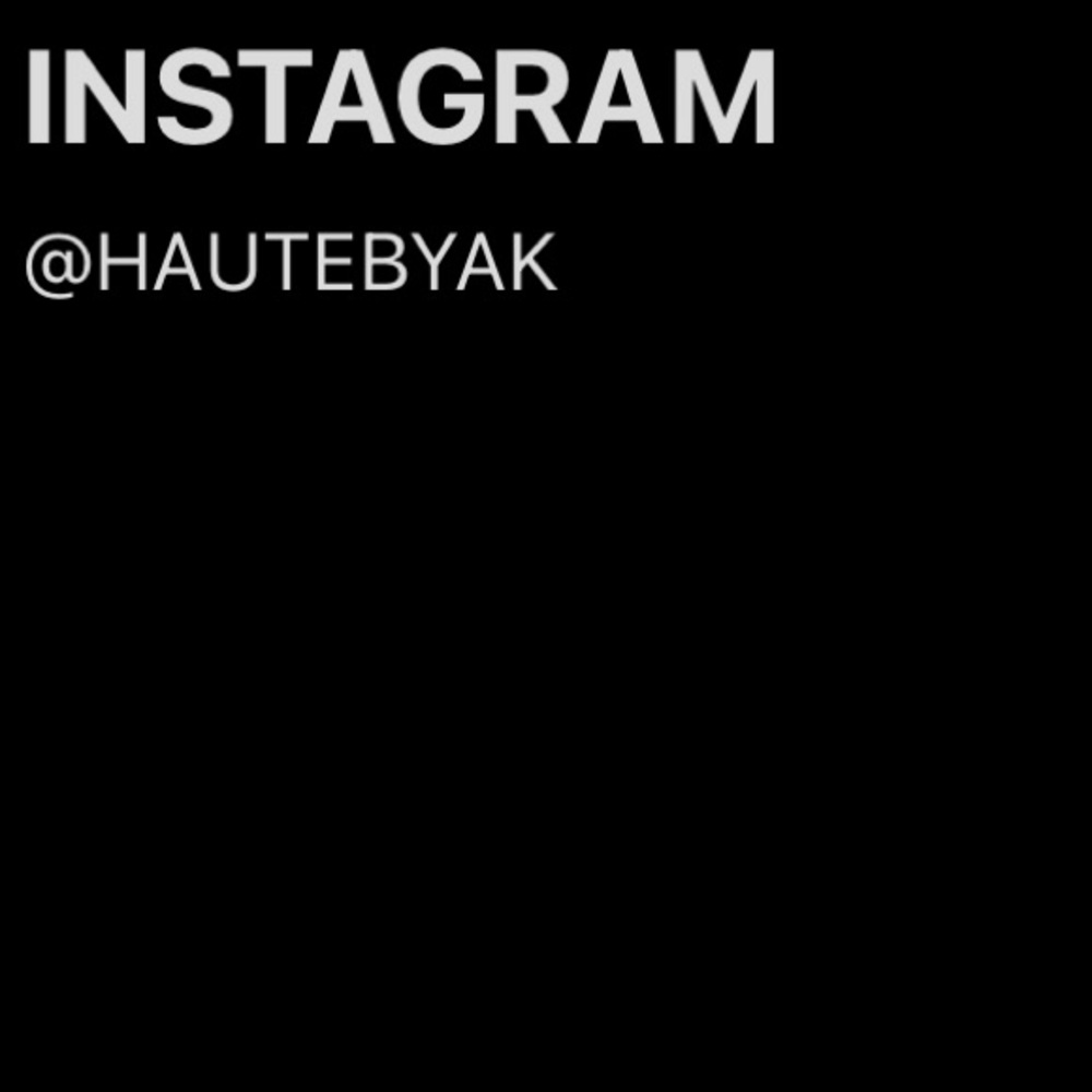 INSTA @hautebyak